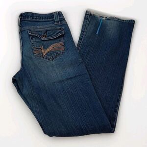 Junior Women’s Cruel Girl Cadence Distressed Low Rise Size 9 Long